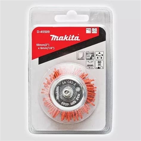 Cepillo De Nylon Para Taladro Makita 50mm Tipo Copa