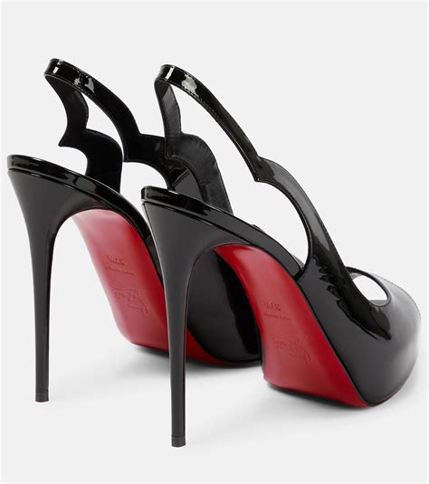 Christian Louboutin Hot Chick Patent Leather Slingback Pumps Christian Louboutin