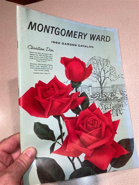 Original 1962 Montgomery Ward Garden Catalog Featuring Seeds Shrubs