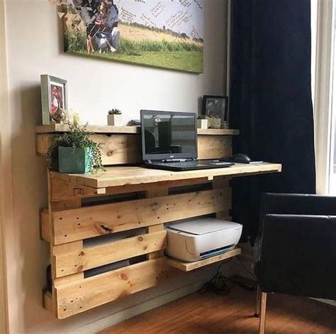 Escritorio De Palets Pallet Desk Diy Pallet Furniture Pallet Furniture