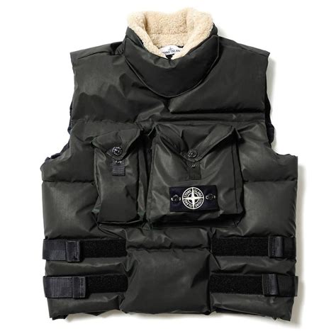 Stone Island Hidden Reflective Vest Stone Island Down Vest Mens Outfits