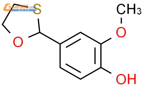 496045 93 3 Phenol 2 methoxy 4 1 3 oxathiolan 2 yl 化学式结构式分子式mol