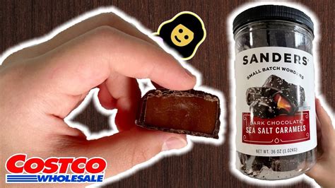 Sanders Dark Chocolate Sea Salt Caramels Costco Product Review Youtube