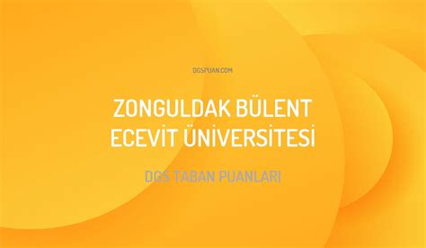 Dgs Zonguldak B Lent Ecevit Niversitesi Taban Puanlar Dgspuan