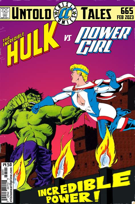 Untold Tales 665 Incredible Hulk Vs Power Girl Crisis On Earth Prime