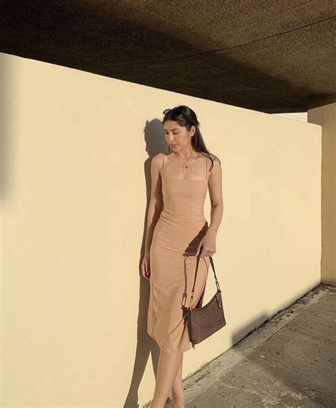 Nude Semi Formal Dress Women S Fashion Dresses Sets Dresses On Carousell