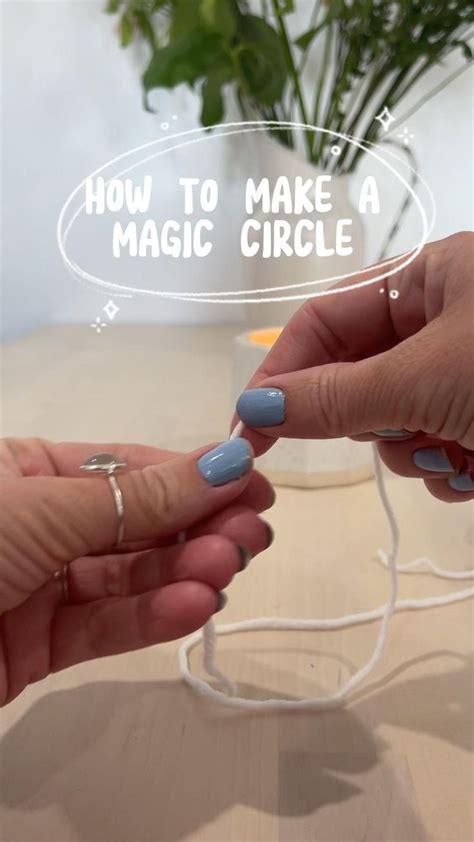 How To Crochet A Magic Circle Crochet Projects Crochet Magic Circle