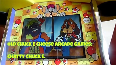 Chuck E Cheeses Old Arcade Games Chatty Chuck E East Hanover Nj