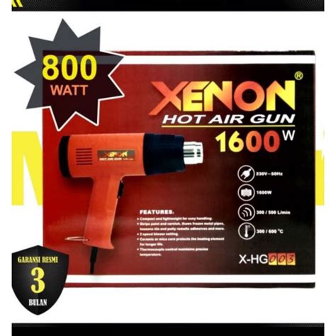Jual Mesin Heat Gun Xenon Hg Heatgun Hot Air Gun Alat Pemanas W Shopee Indonesia