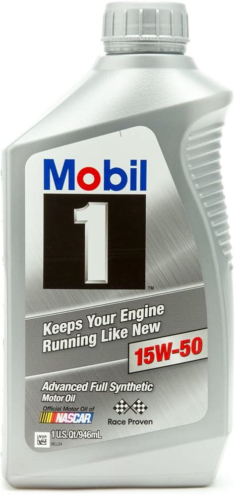 Mobil 1 15w 50 Advanced Full Synthetic Motor Oil 5 Qts Automotive