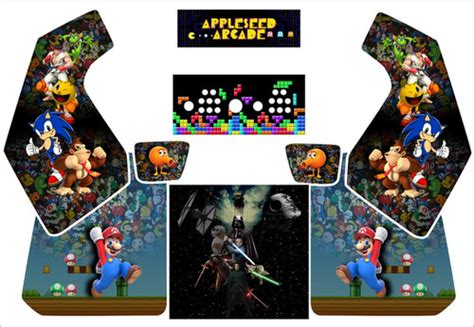 Multicade Sitdown Cabinet Arcade Graphics Customized Vinyl Decals