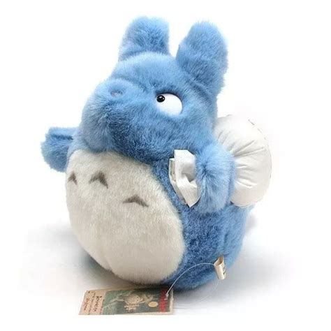 STUDIO GHIBLI PELUCHE Blue Totoro Avec Sac 25 Cm Mon Voisin Totoro EUR