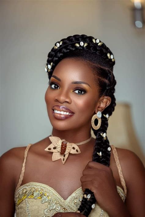 Coiffure Mariage Coutumier Gabongabonese Wedding Hairstylemariage