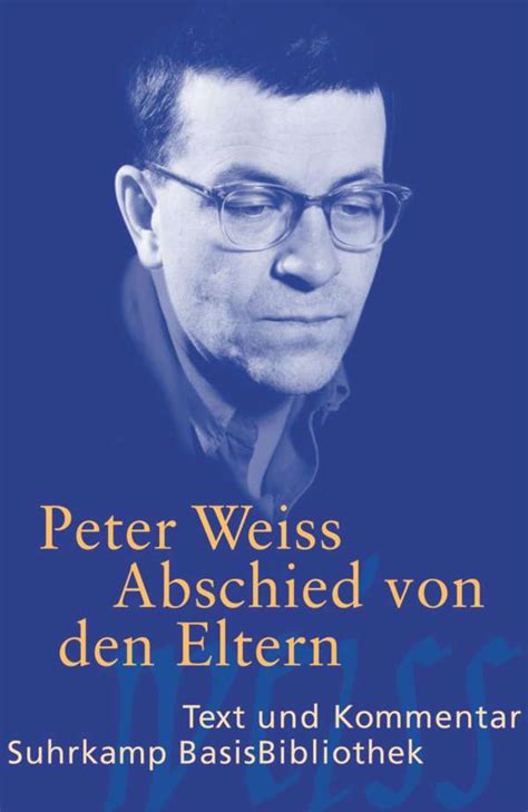 Abschied Von Den Eltern Peter Weiss Buch Jpc