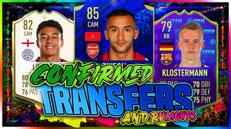 FIFA 20 JANUARY 2020 CONFIRMED TRANSFERS AND RUMOURS FT ZIYECH