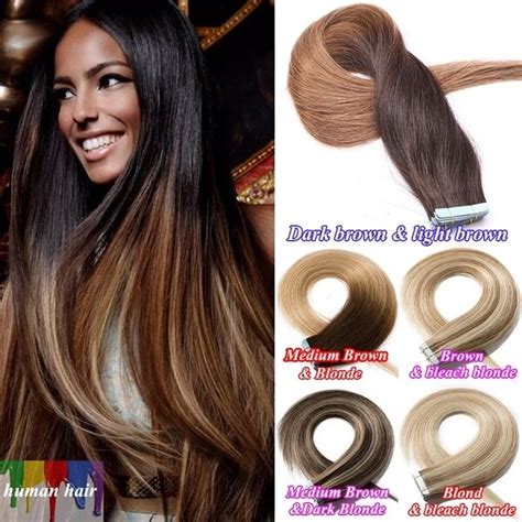 Brown To Bleach Blonde Ombre