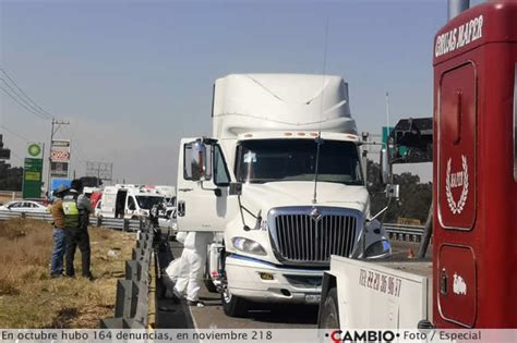 Repuntan Durante Noviembre Casos De Robo A Transportistas En Las