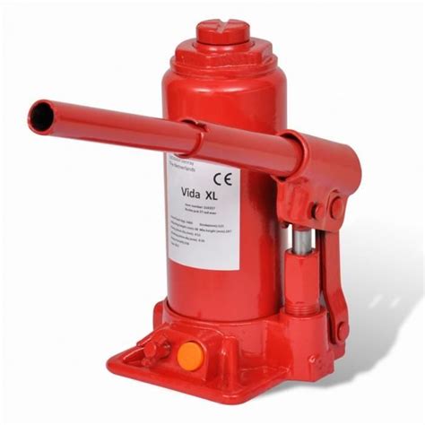 Monte Charges Cric Bouteille Hydraulique Tonnes Rouge Achat Vente