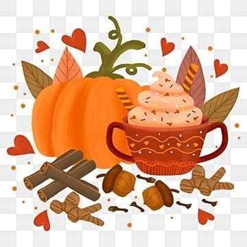 Pumpkin Spice Clipart Images | Free Download | PNG Transparent ...