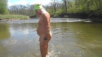 Naked Driver Stands Up In The River And Shakes Off Xvideos