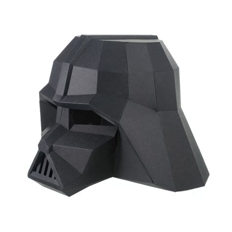 Darth Vader Mask Pre Cut Paper Kit Diy Star Wars Mask Etsy