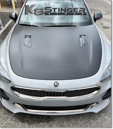 Kia Stinger Carbon Fiber Hood Vent Covers K8 Stinger Store