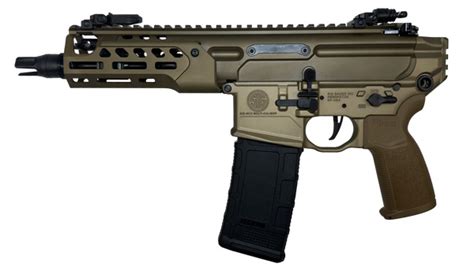 Sig Sauer Mcx Rattler Lt Coyote 300 Blackout Pistol M Lok Handguard 6