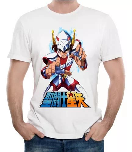 Playera Pegaso Saint Seiya Caballeros Del Zodiaco Meses Sin Inter S