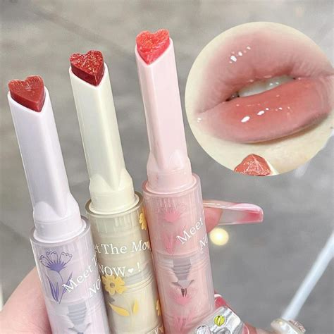 Gege Bear Crystal Jelly Lip Gloss Moisturizing Moisturizing Dudu Glass