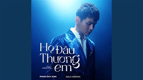 H U Th Ng Em Solo Version Youtube Music