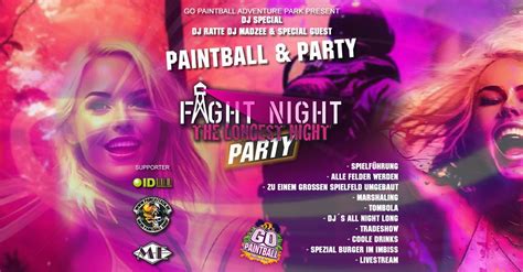 Fight Night The Longest Night Go Paintball Adventure Park