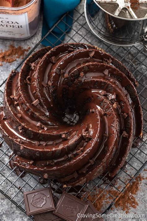 Silky Chocolate Bundt Cake • Craving Some Creativity