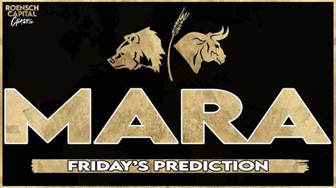 mara stock prediction  friday feb  youtube