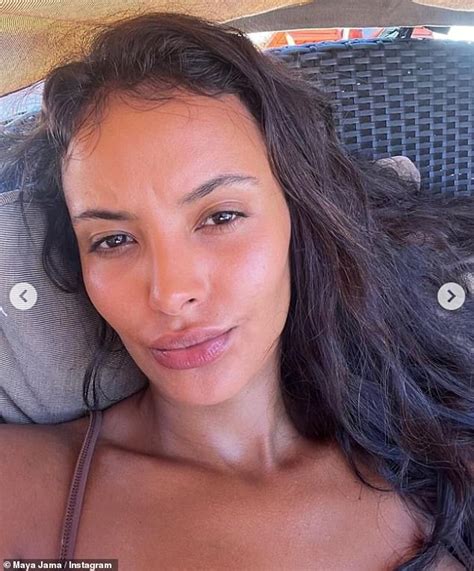 Maya Jama Wows In A Skimpy Blue Bikini In Fiji As She Returns Home From Filming Love Island