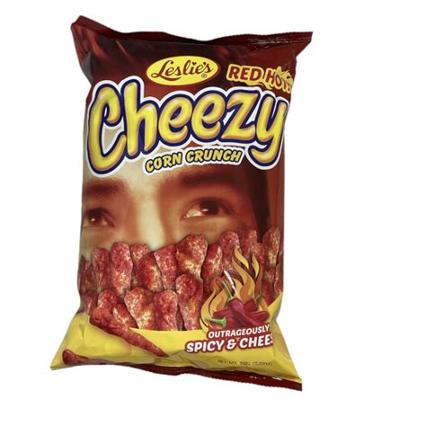CHEEZY CORN CRUNCH RED HOT Golden Fortune 長年大富公司 Asian Food Importer Distributor