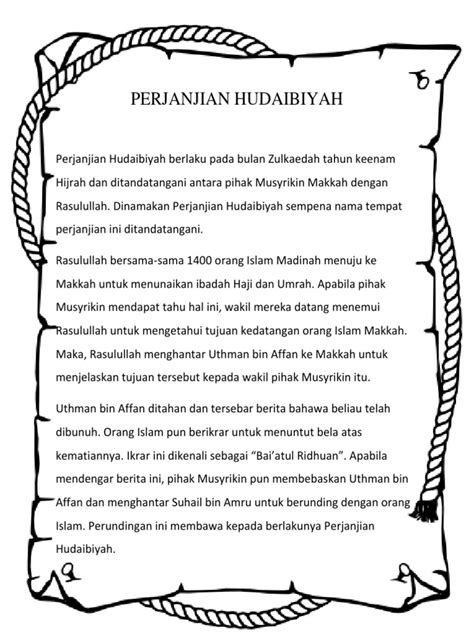 Perjanjian Hudaibiyah Pdf