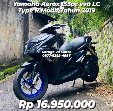 Yamaha Aerox 155cc Vva Lc Type R Modif Tahun 2019 Motor Di Carousell