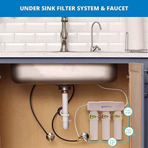 Aquasana Stage Max Flow Claryum Under Sink Water Filter System