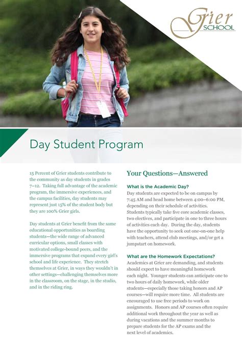 Day Students by Grier School - Issuu