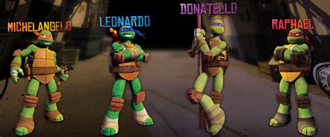 Image - TMNT Characters.png | Teenage Mutant Ninja Turtles (Nickelodeon) Wiki | FANDOM powered ...