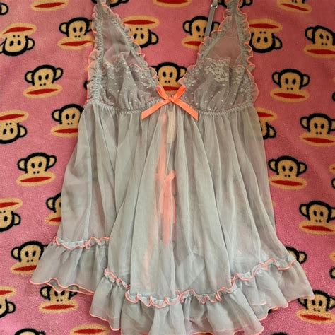 Victorias Secret Lingerie Size Small Slip Dress Depop