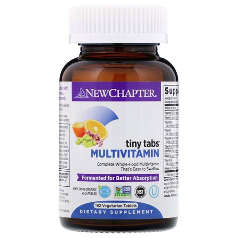 New Chapter, Multivitamin Tiny Tabs, Complete Whole-Food Multivitamin