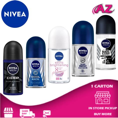 Nivea Men Deep Black And White Sliver Protect Cool Kick Extra