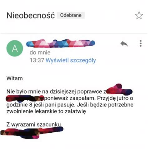 Mail Do Wyk Adowcy Jak Napisa Magister Na