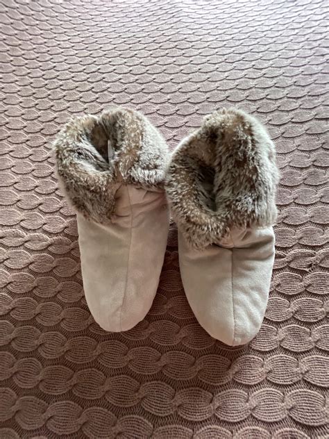 Restoration Hardware Fur Slippers For Women Mercari