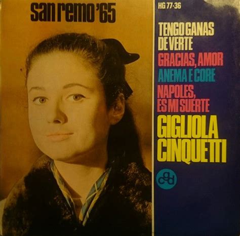 Gigliola Cinquetti San Remo Vinyl Discogs Th Vinyl