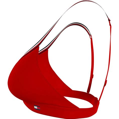 Tommy Hilfiger UW0UW04101 Bikini Top Red Dressinn
