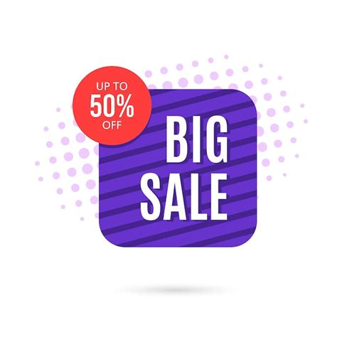 Premium Vector | Promotional sale banner template design. big sale 50 ...