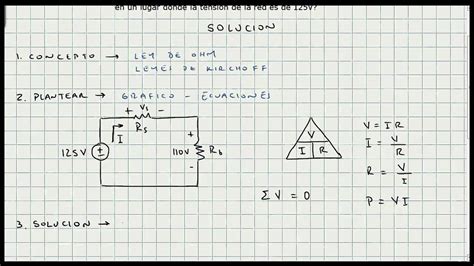 Ejercicio Ley De Ohm Leyes De Kirchoff Circuitos Electricos Video 124 Youtube