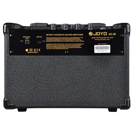 JOYO AC 20 Amplificador de guitarra acústica con tono cálido